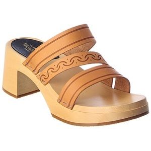 SWEDISH HASBEENS Leather Clog Sandal size 6
